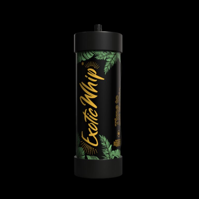 Exotic Whip 2000g food-grade nitrous oxide tank