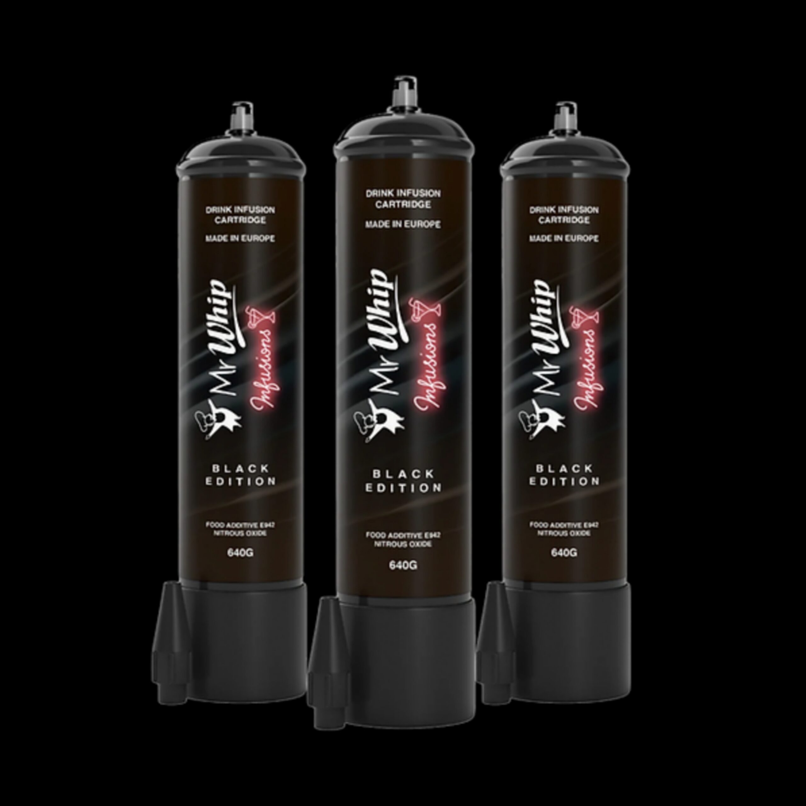Mr Whip Infusions Black Edition 640g Food-Grade Cylinder